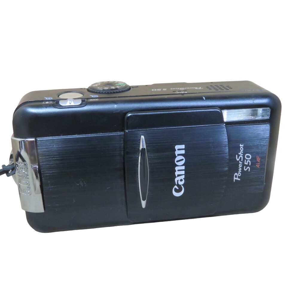 Canon PowerShot S50 5.0MP Digital Camera - Black - NO BATTERY